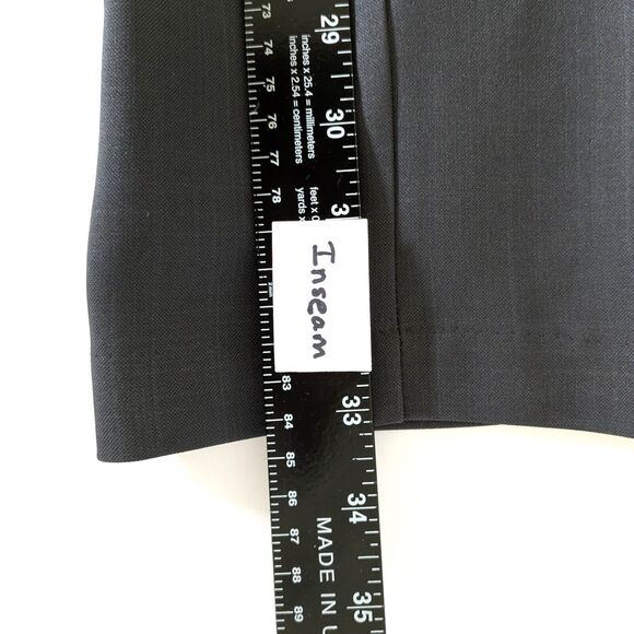Kenneth Cole Men's Gray Techni-Cole Performance Slim Fit Pants Size 32 x 34 - Picture 13 of 15